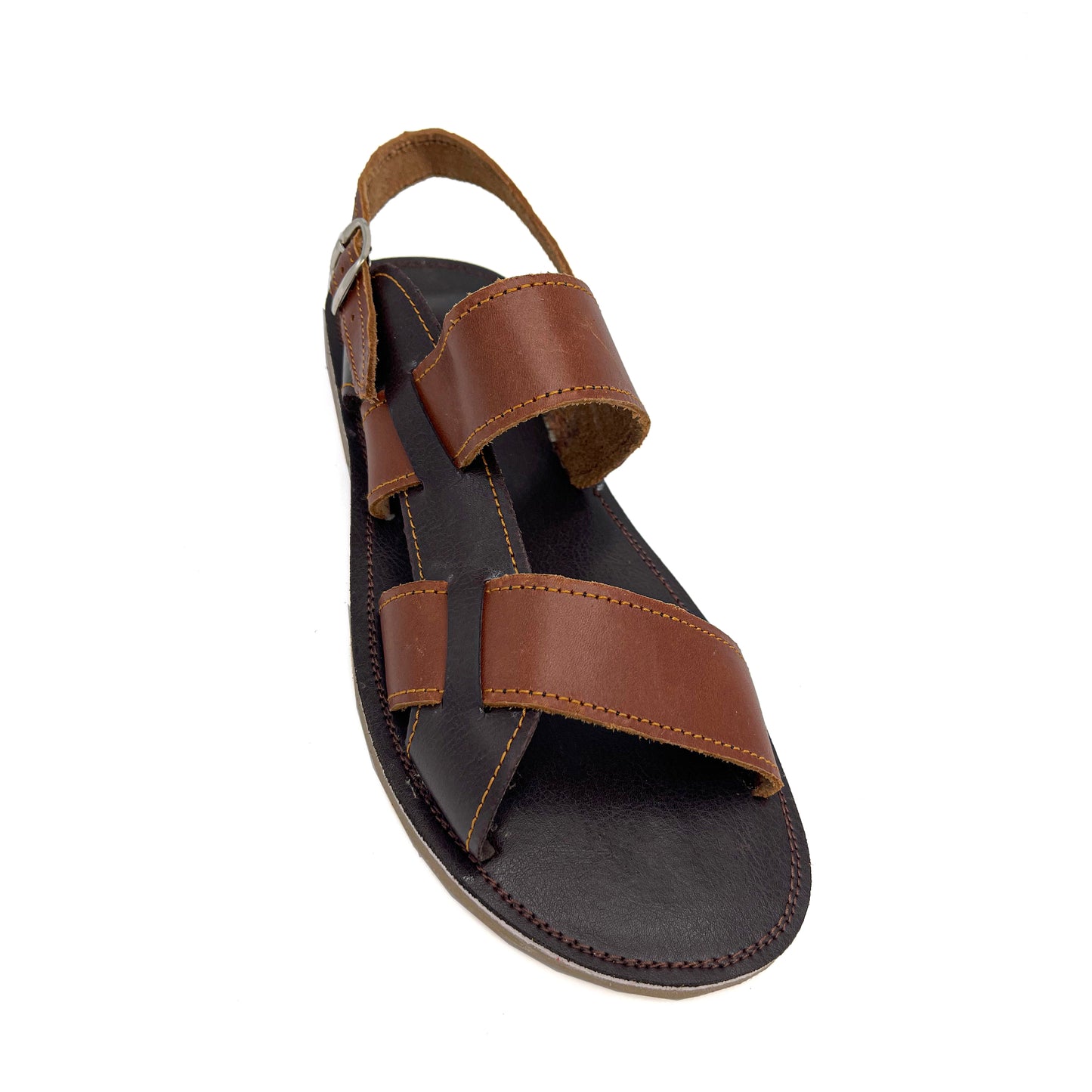 Men's Leather Buckle Sandals