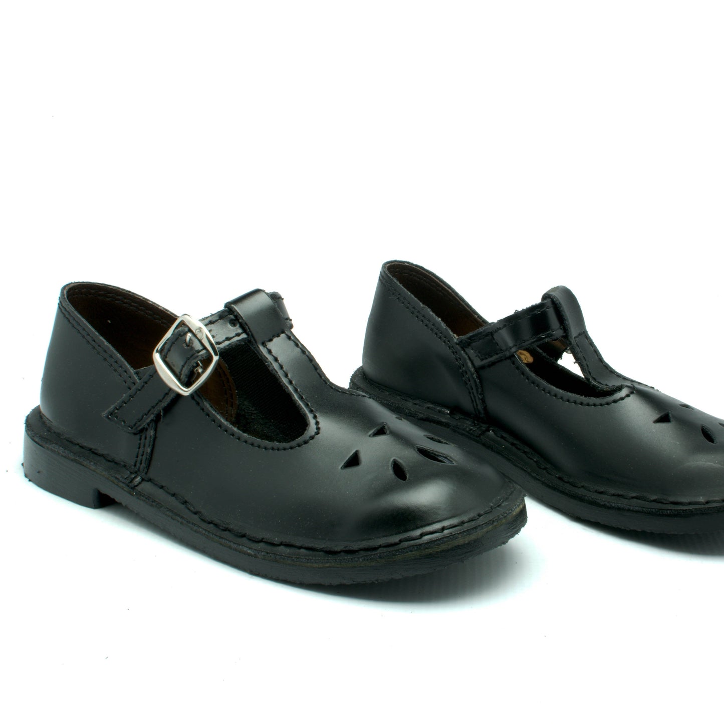 Kids baby doll vellies black 2