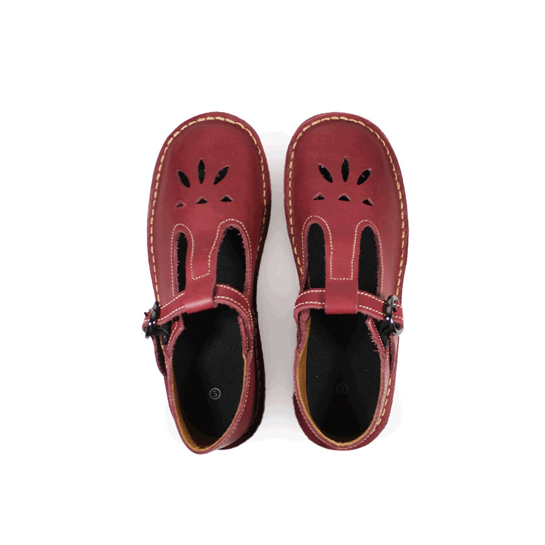 Baby Doll Vellies - Maroon