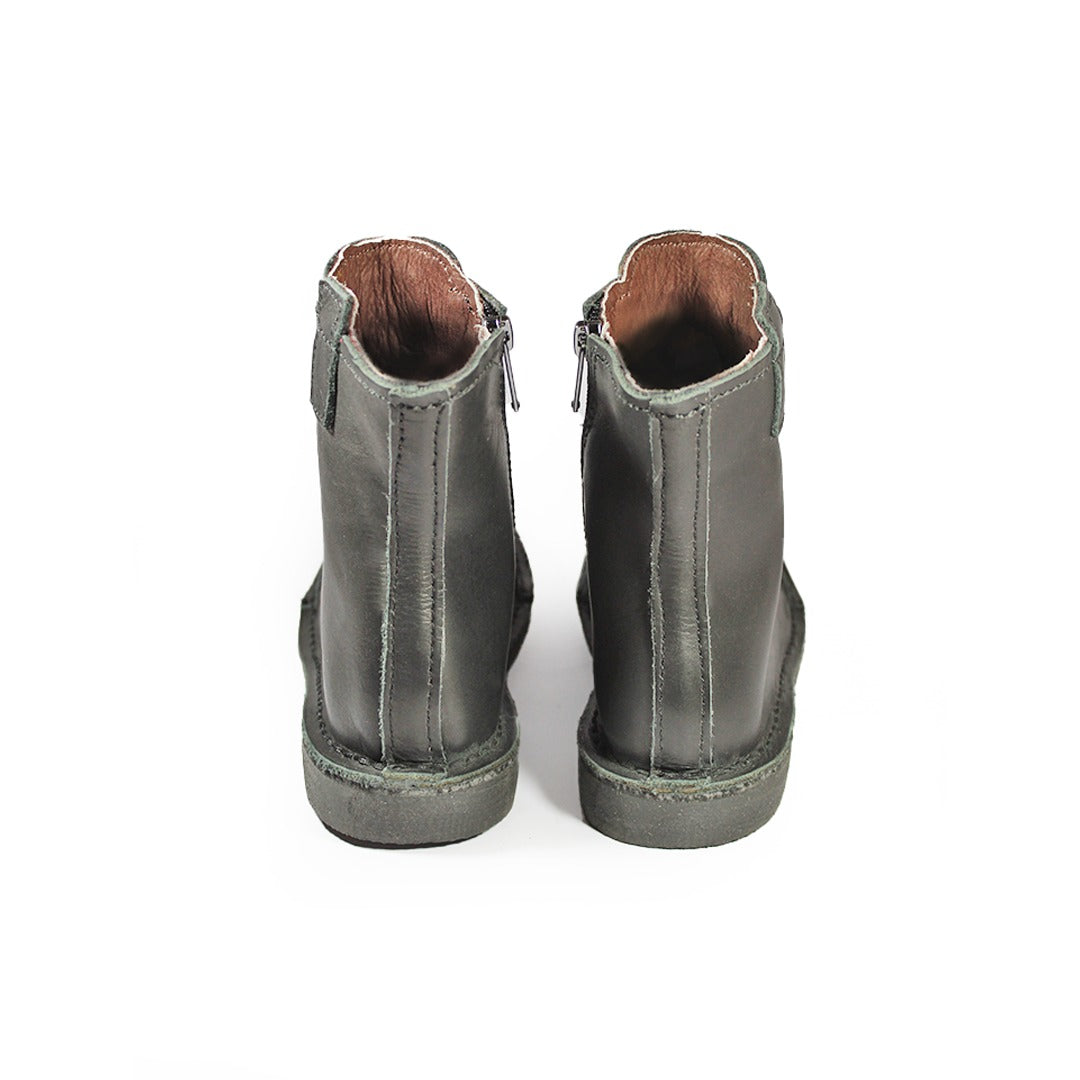 Zipp Ankle Booties - Black