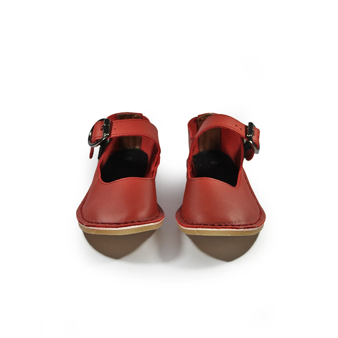 Buckle Pumps - Red