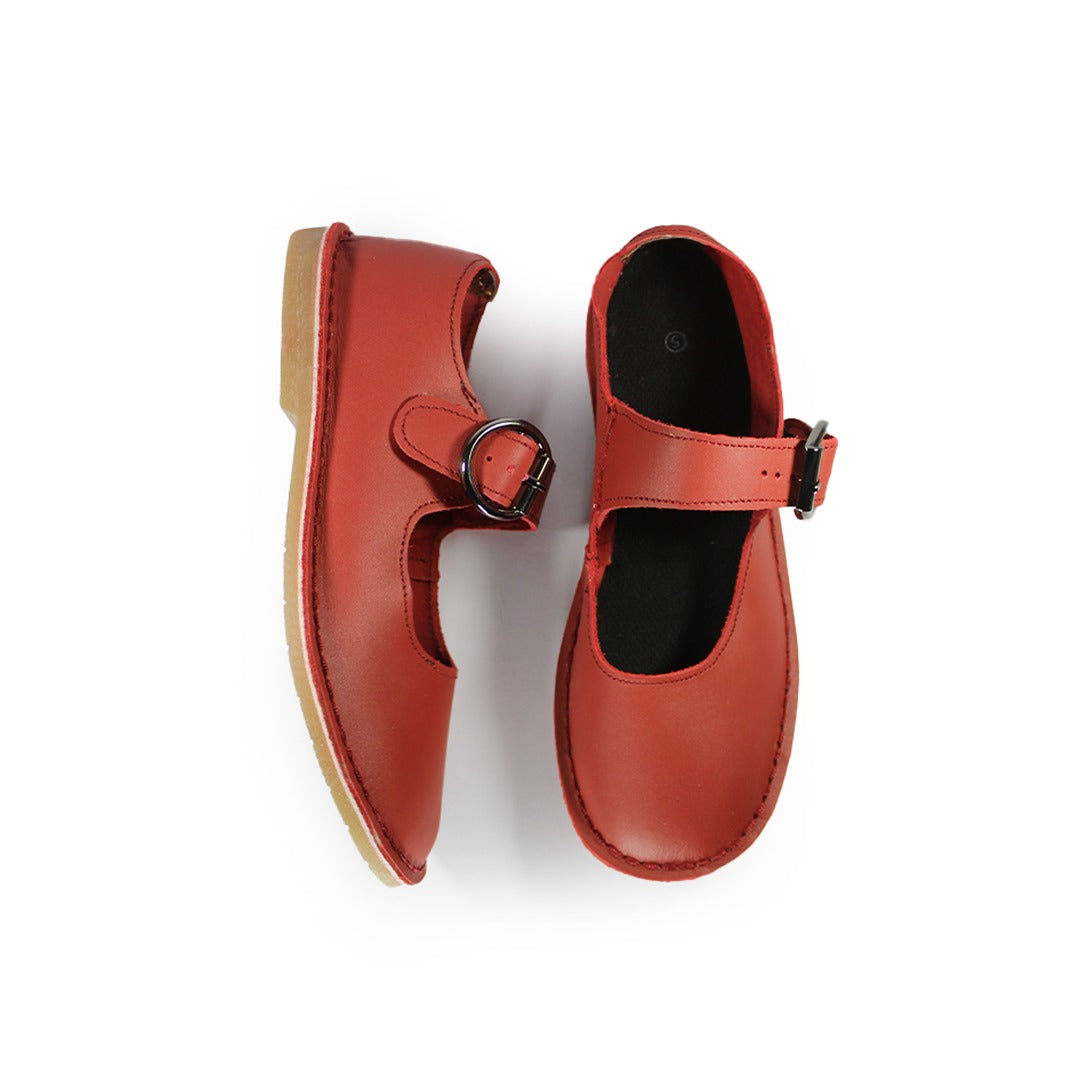 Buckle Pumps - Red