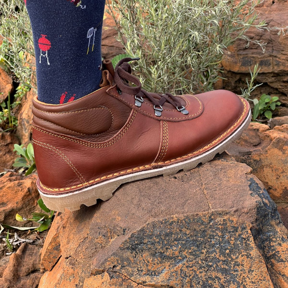 Vellie Boots - Red Tan