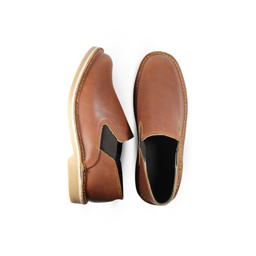 Slip-on Vellies - Cognac