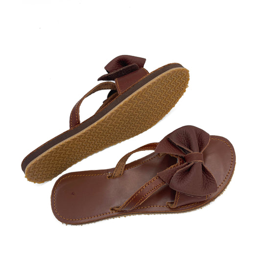 Women’s Bow Leather Sandal