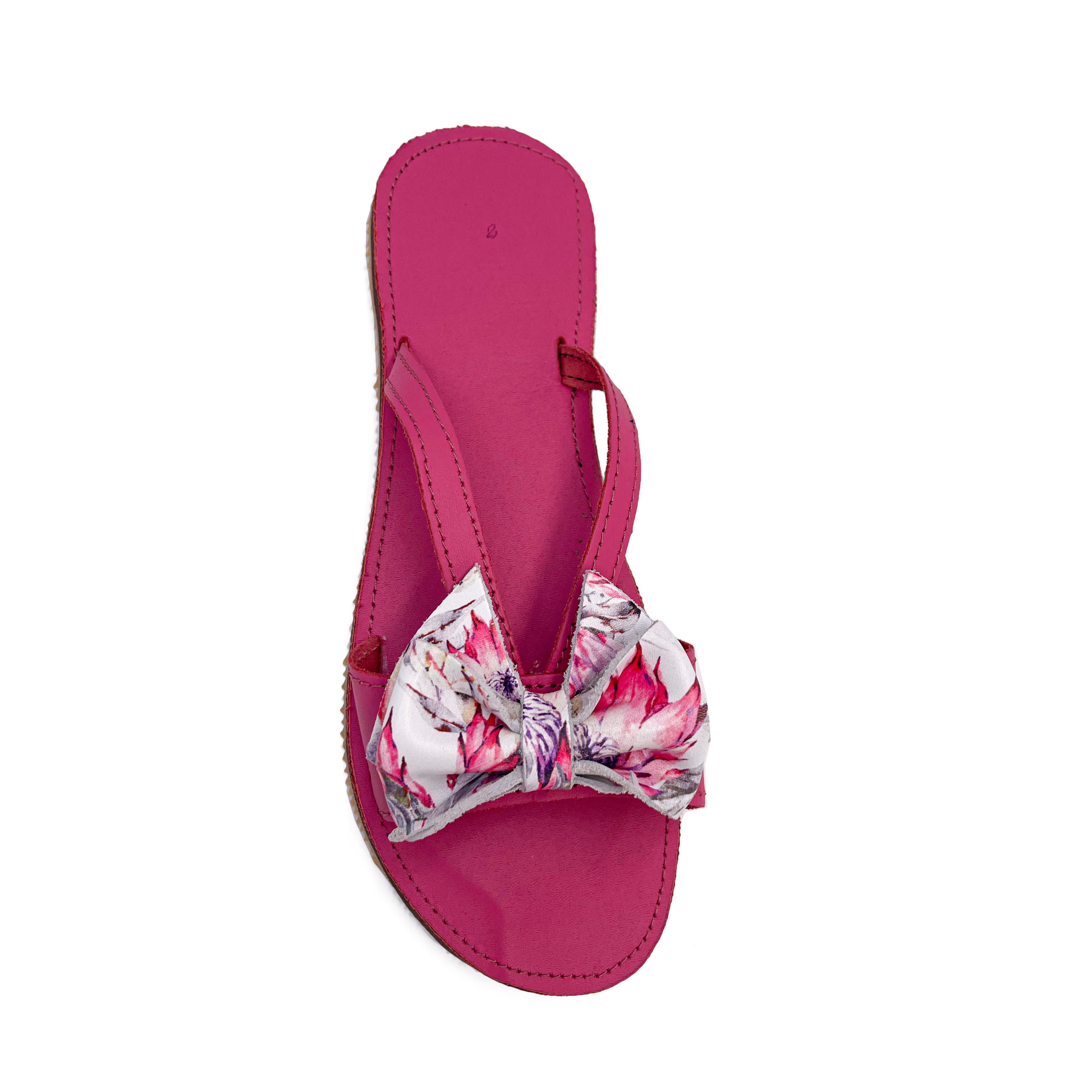 Women’s Bow Leather Sandal