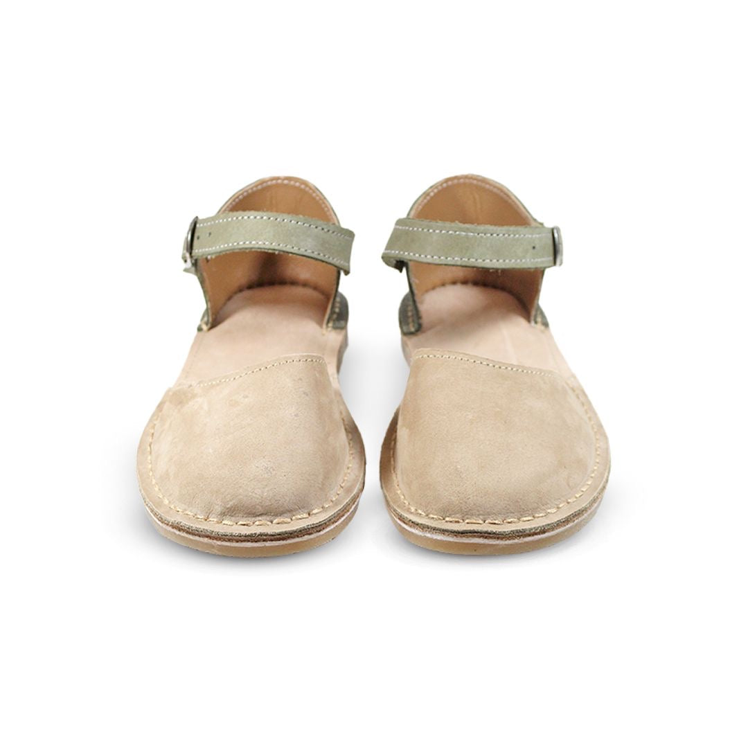 Nomad Leather Sandals - Nude