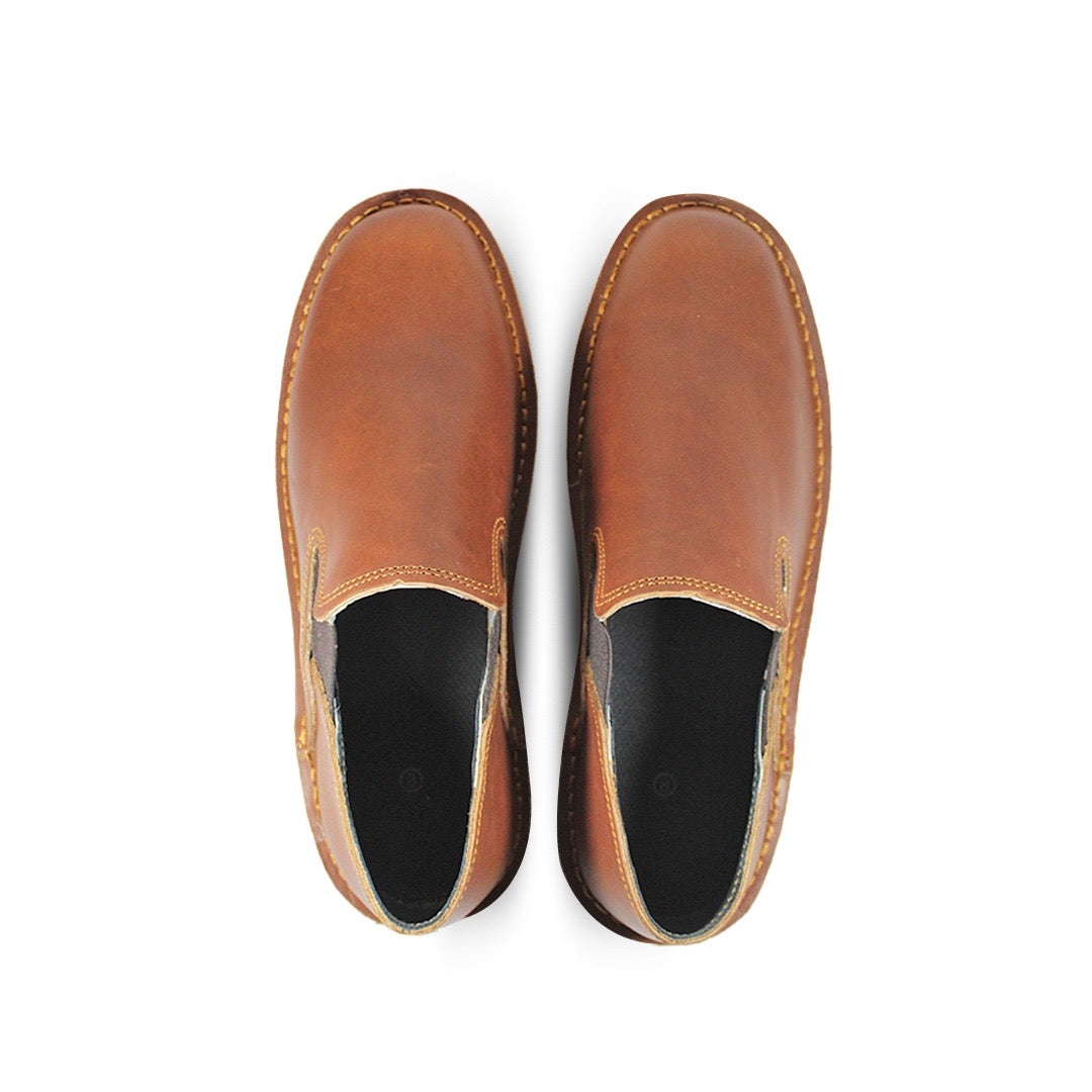 Slip-on Vellies - Cognac