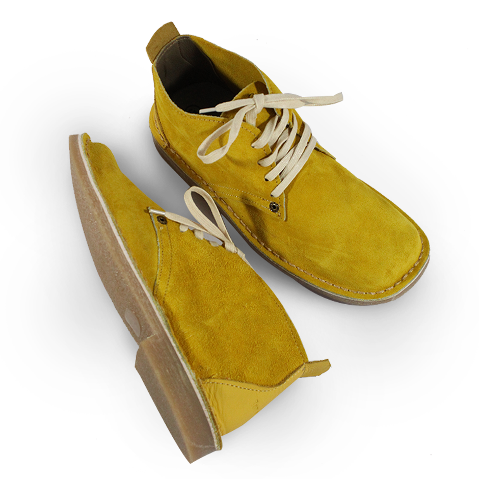 Colourful Ladies Vellies - Yellow