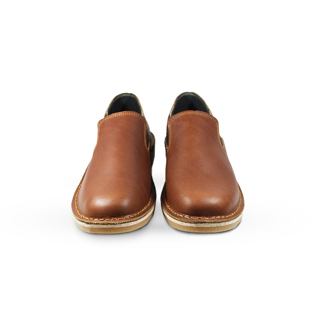 Slip-on Vellies - Cognac