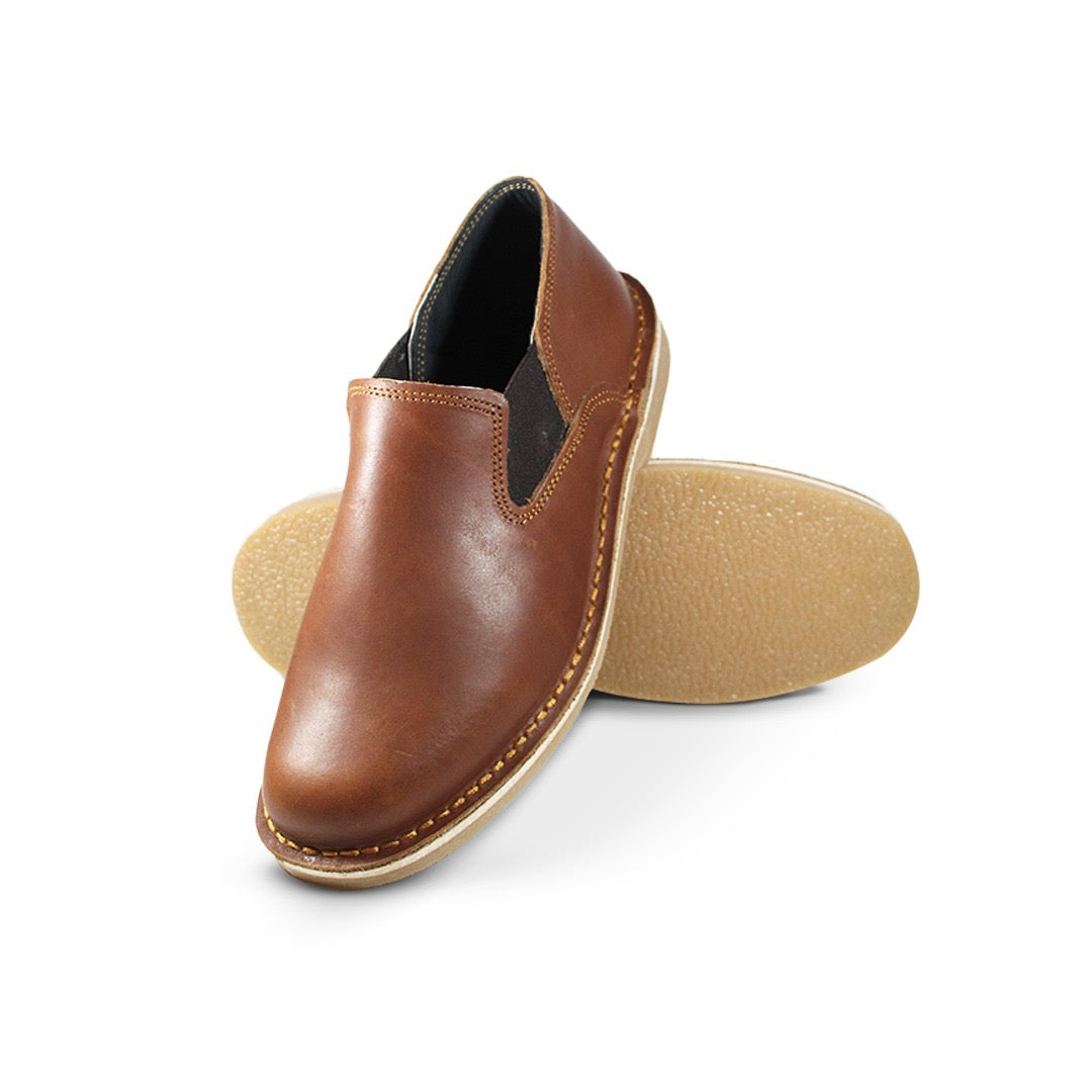 Slip-on Vellies - Cognac