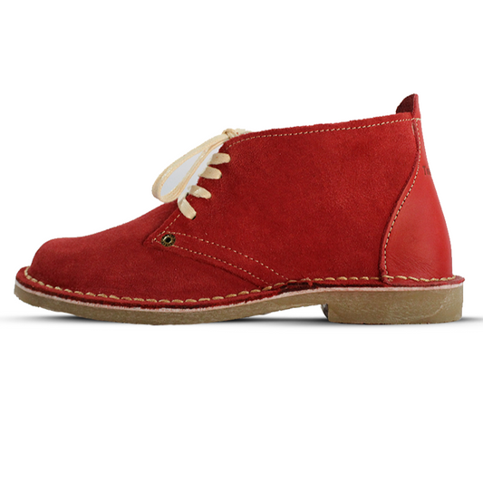 Colourful Ladies Vellies - Red