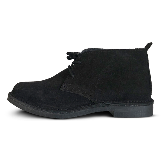 Classic Vellies - Black suede side view