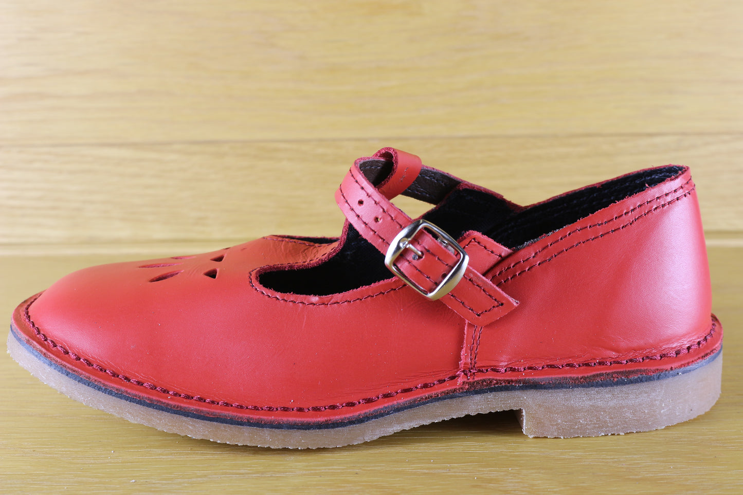 Baby doll vellies - red