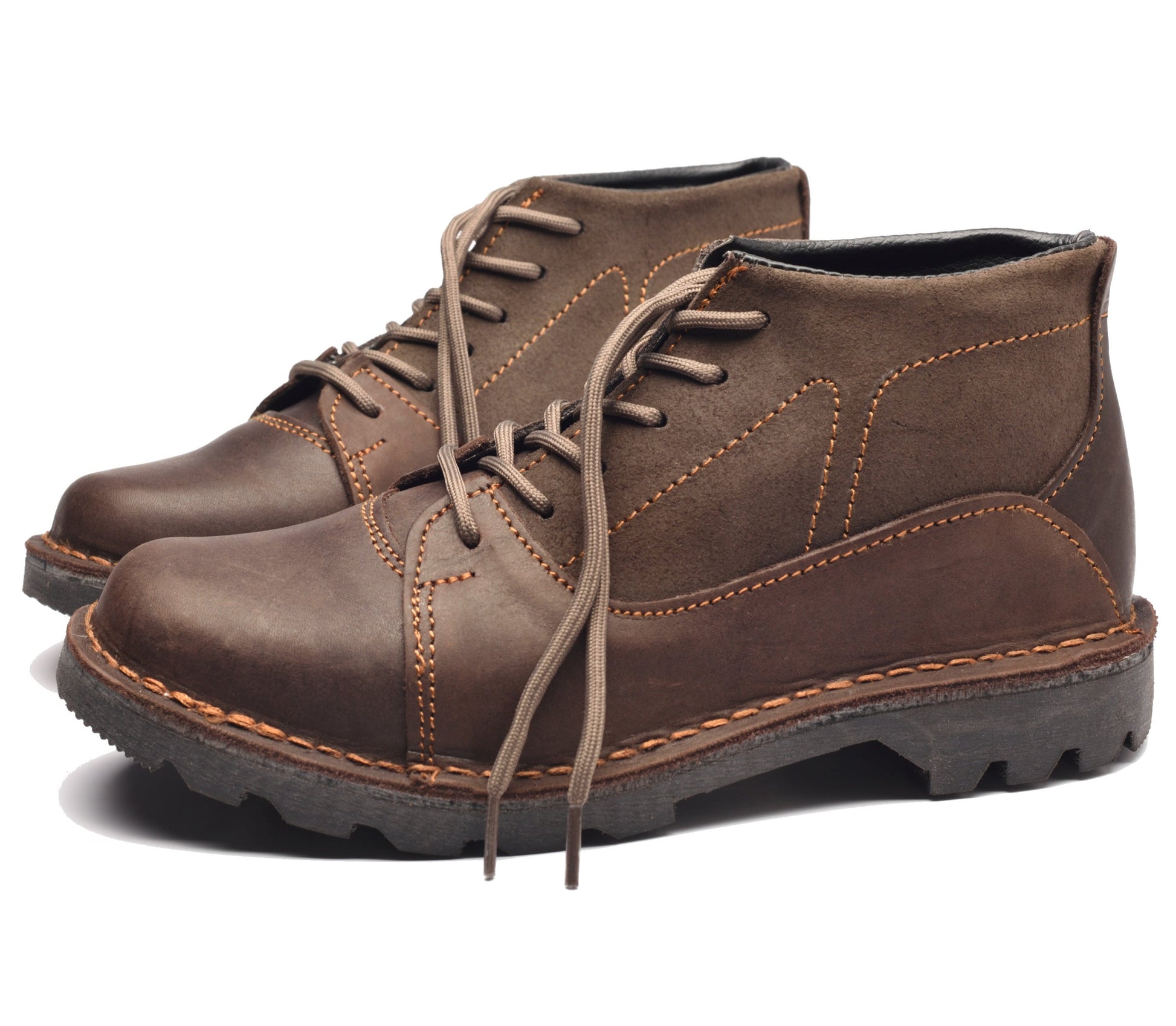 rugged ridge vellies - dark brown