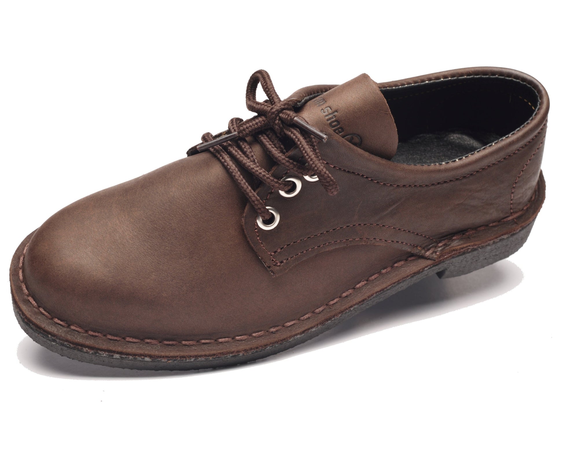 kids school vellies - dark brown