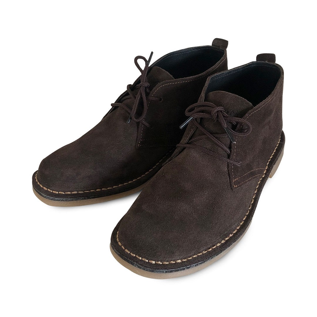 classic vellies - dark brown front