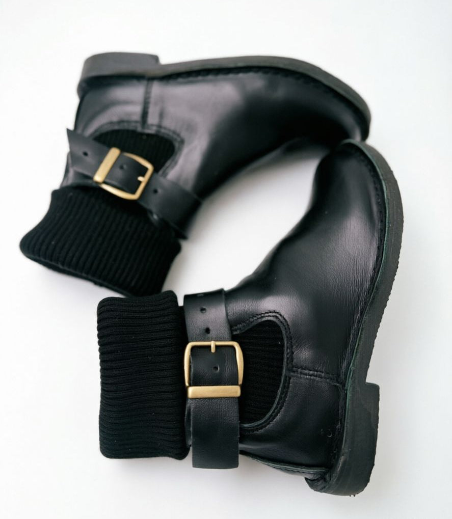 Leather  & Wool Winter Boots