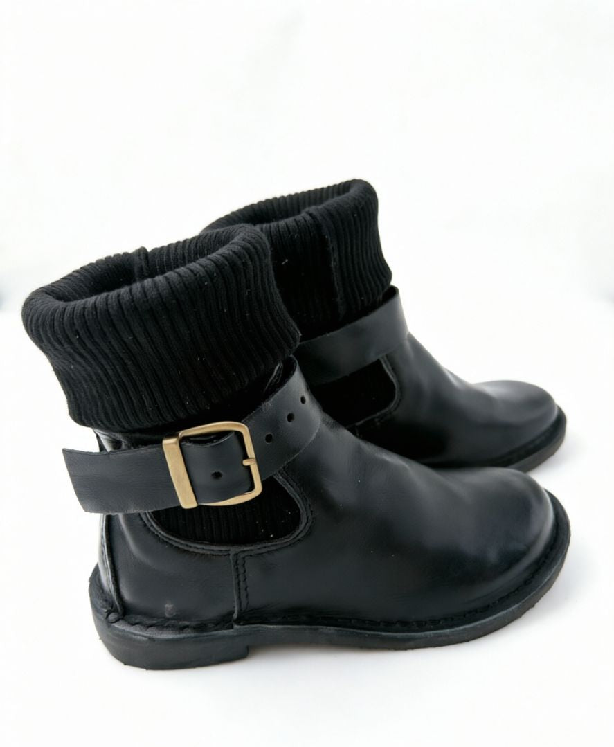 Leather  & Wool Winter Boots