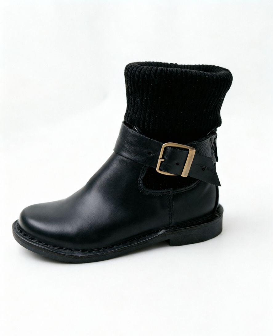 Leather  & Wool Winter Boots