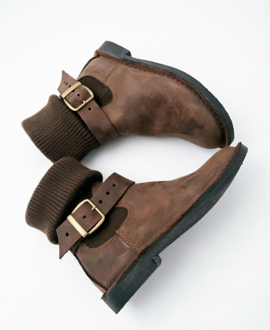 Leather  & Wool Winter Boots