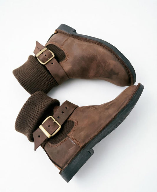 Leather  & Wool Winter Boots