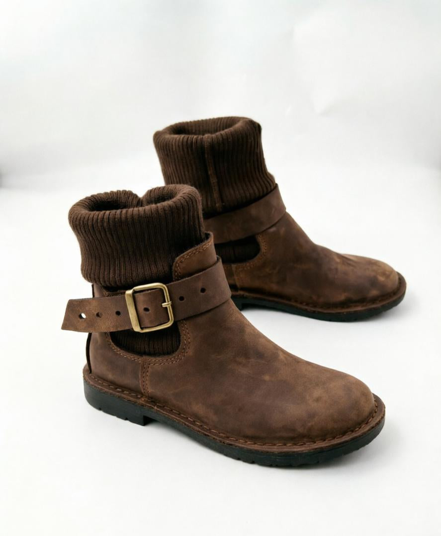 Leather  & Wool Winter Boots