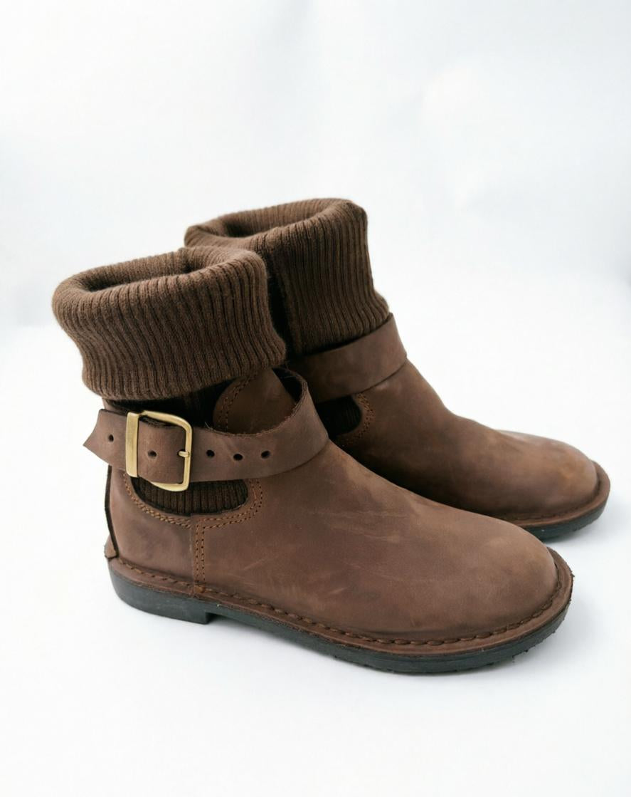 Leather  & Wool Winter Boots