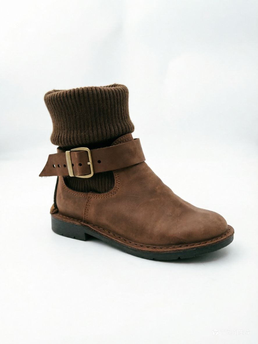 Leather  & Wool Winter Boots
