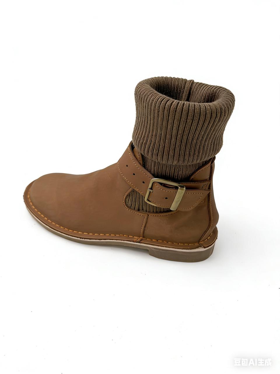 Leather  & Wool Winter Boots