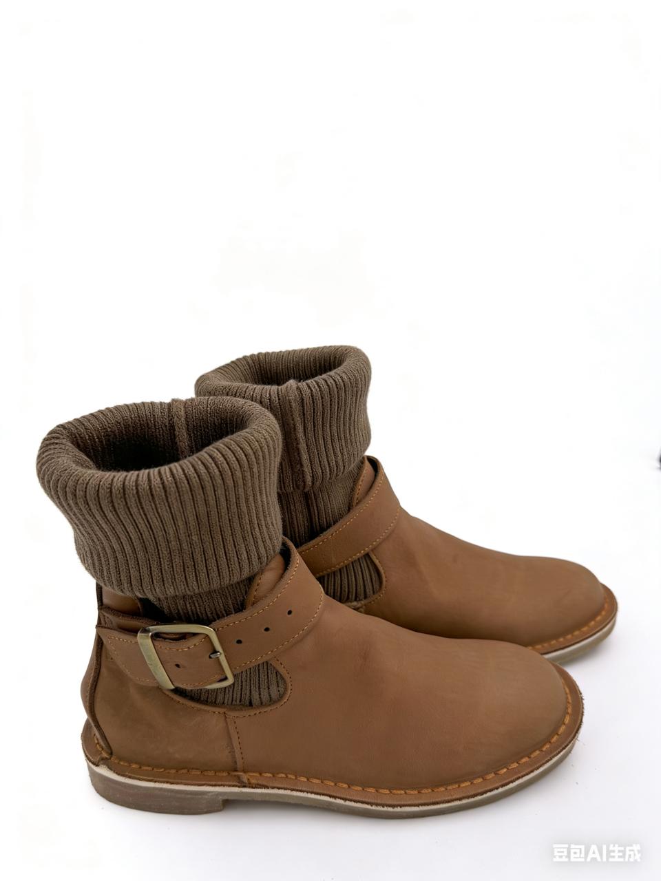 Leather  & Wool Winter Boots