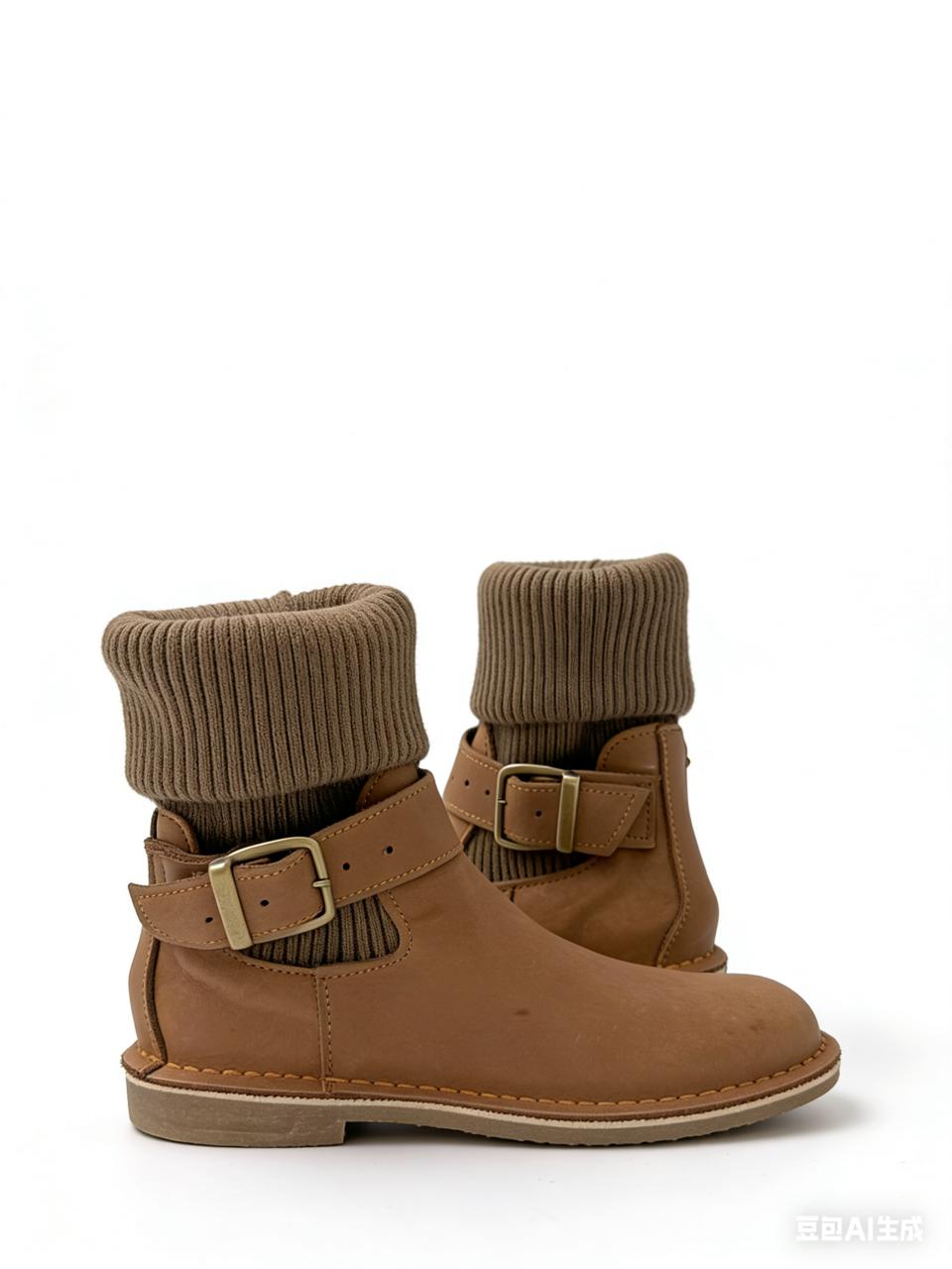 Leather  & Wool Winter Boots