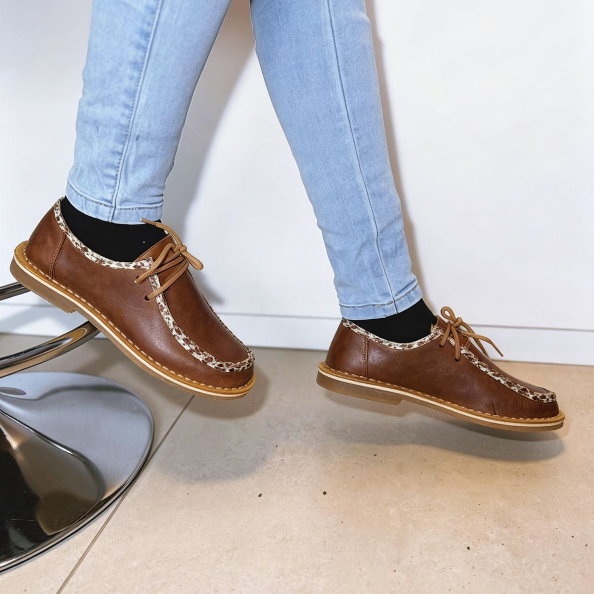 Printed Vellie Mocs