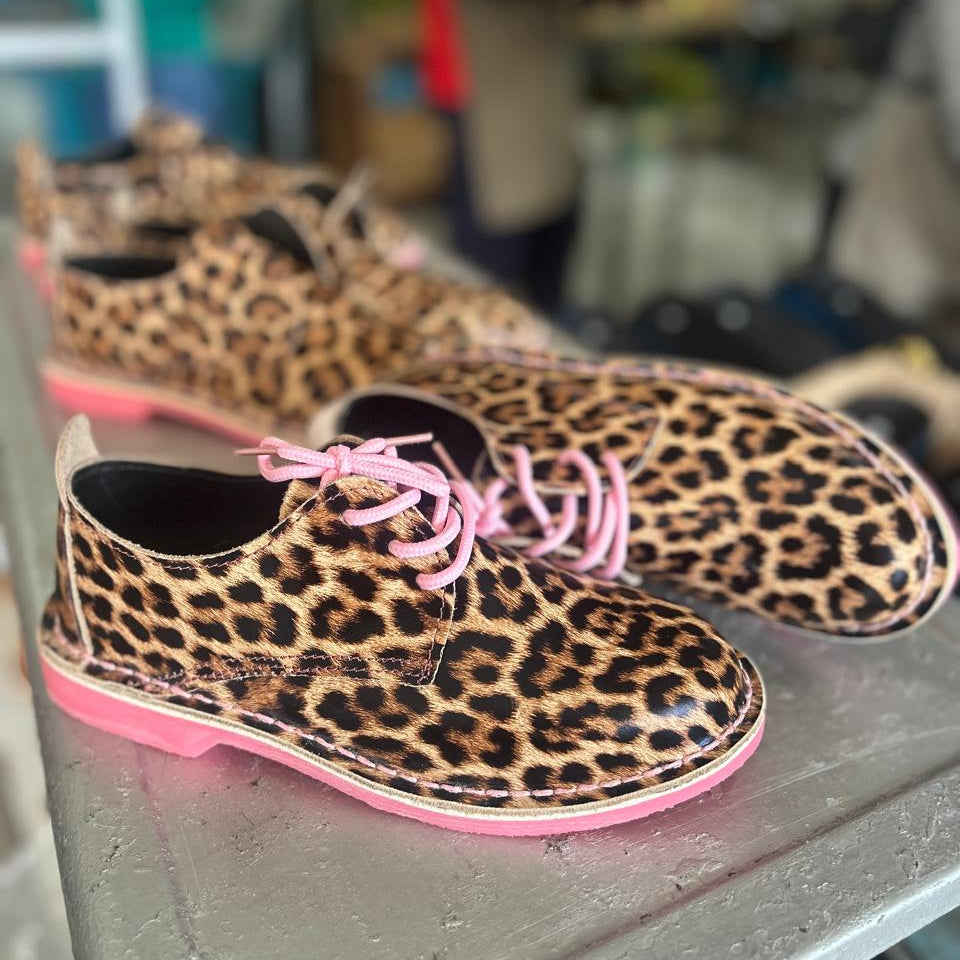 Leopard Print Vellies