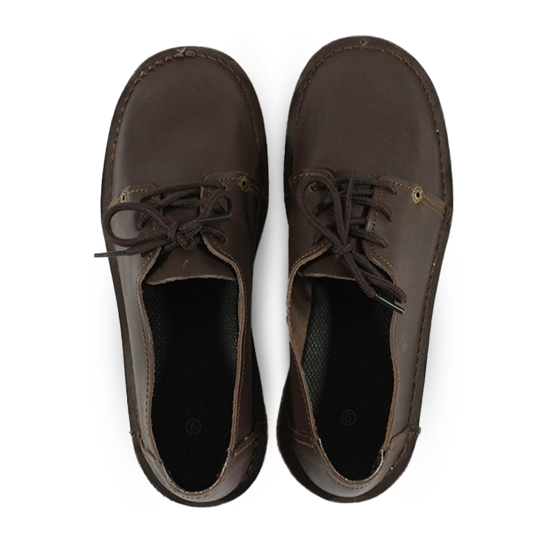 laced vellie pumps - dark brown