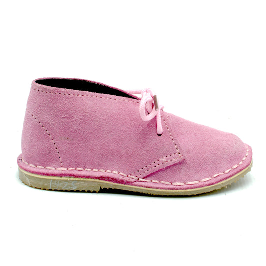 Kids farmers vellies - pink suede-2