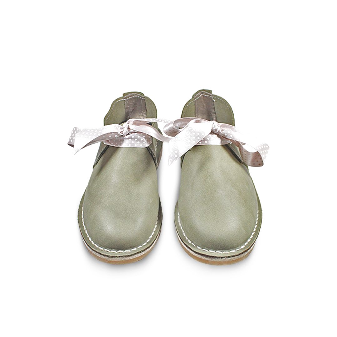 One lace vellies - olive 5