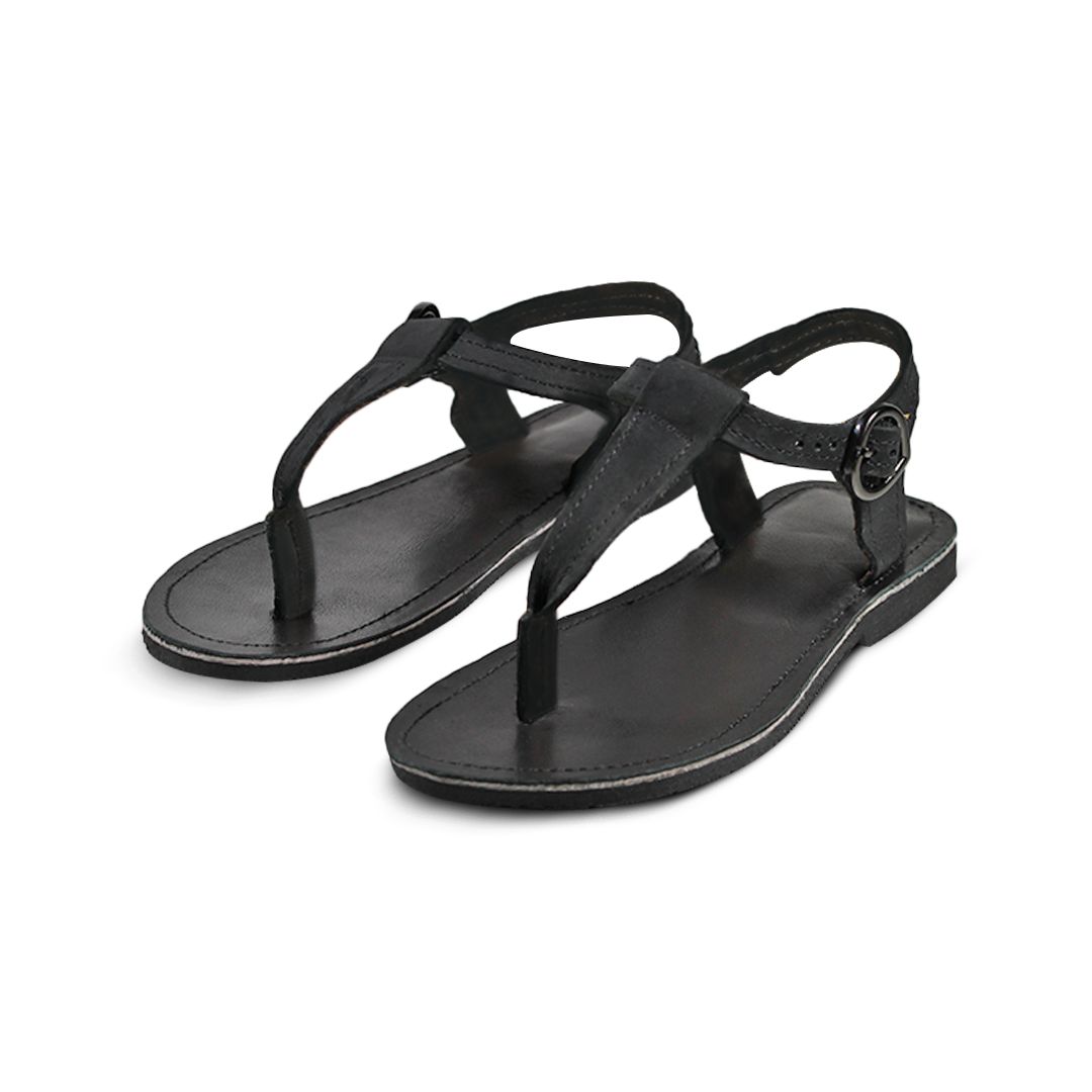 Sunstep leather sandals - black 2