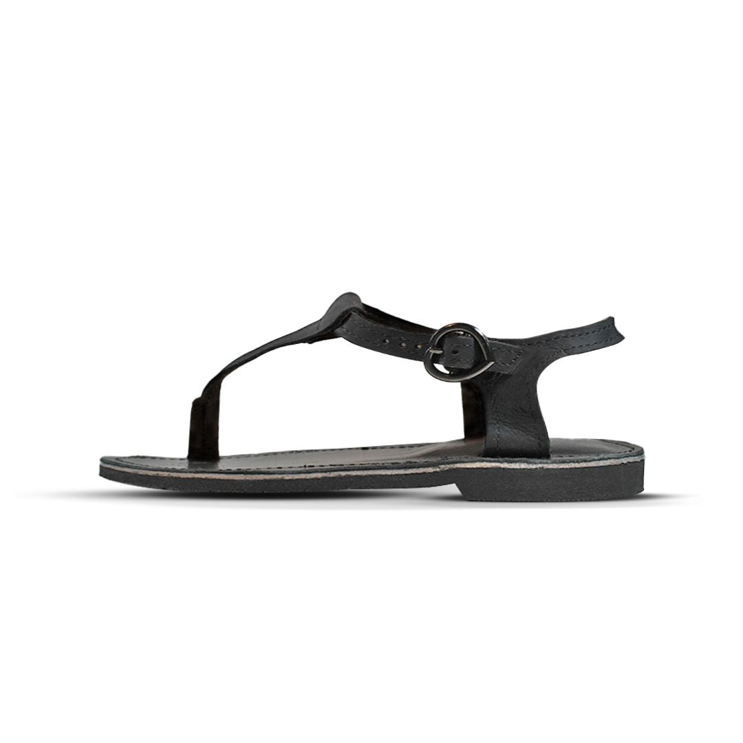 Sunstep leather sandals - black 3