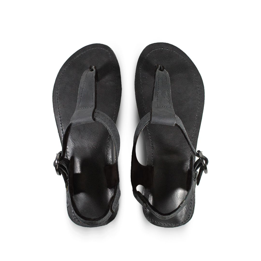 Sunstep leather sandals - black 5