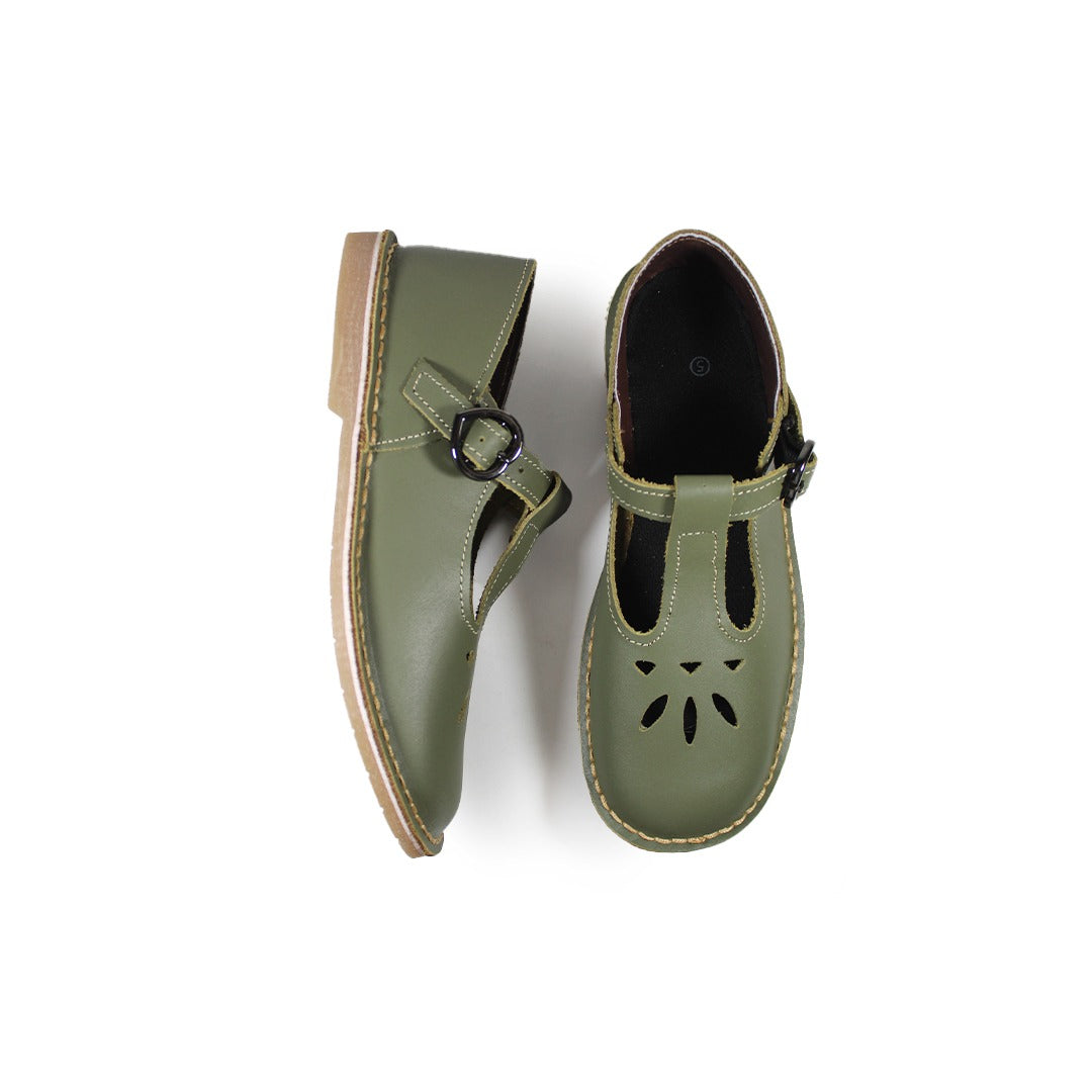 Baby Doll Vellies - Olive Green