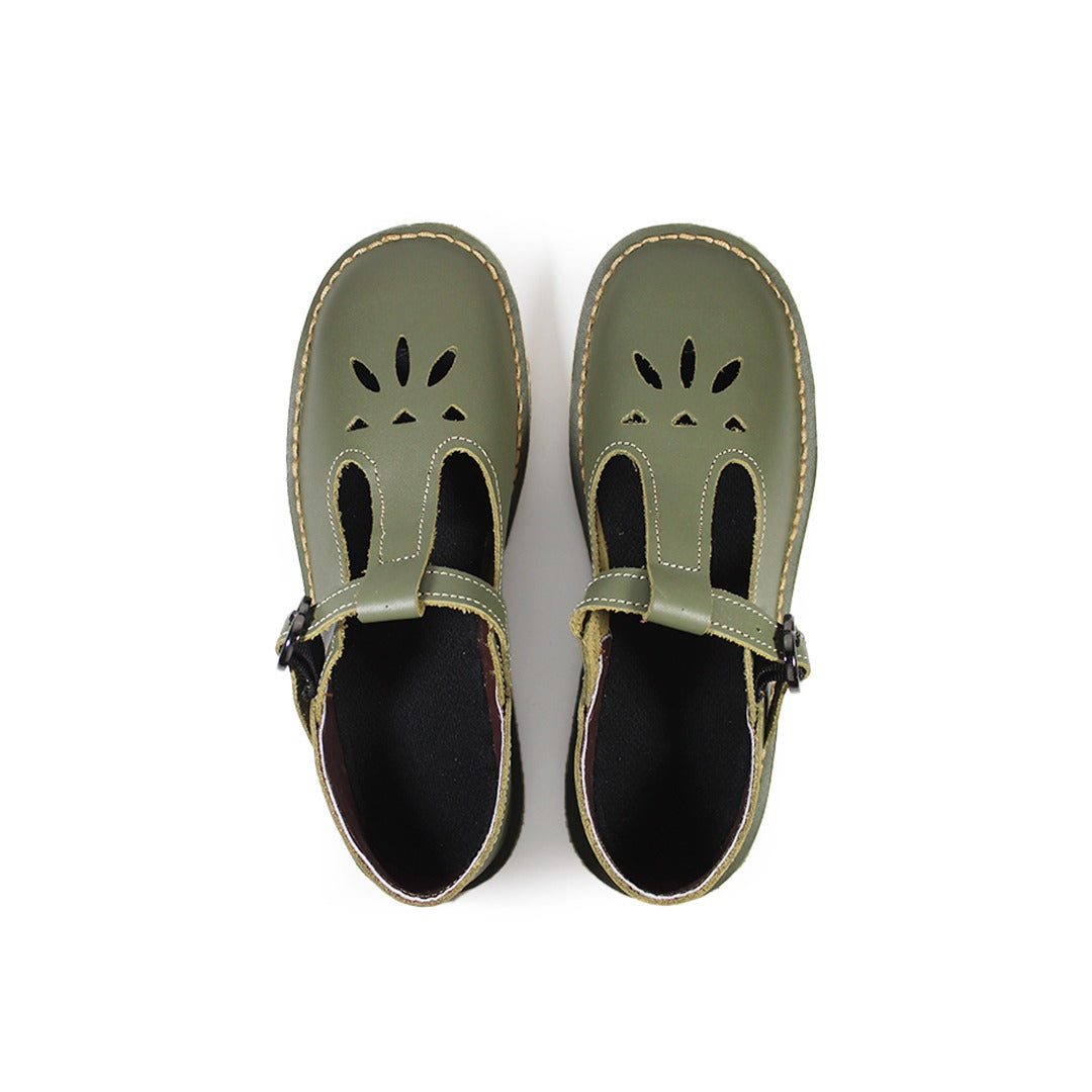 Baby Doll Vellies - Olive Green