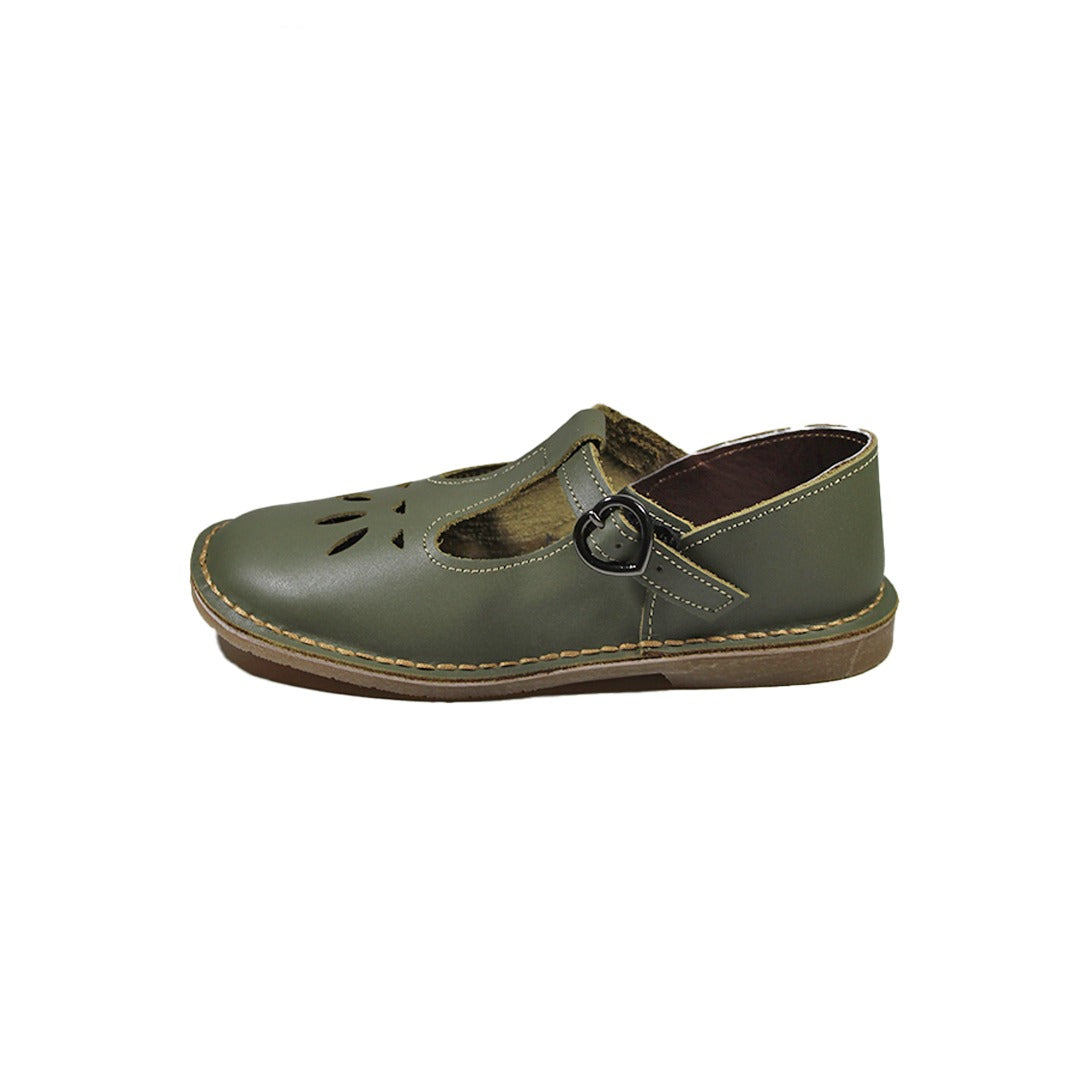 Baby Doll Vellies - Olive Green
