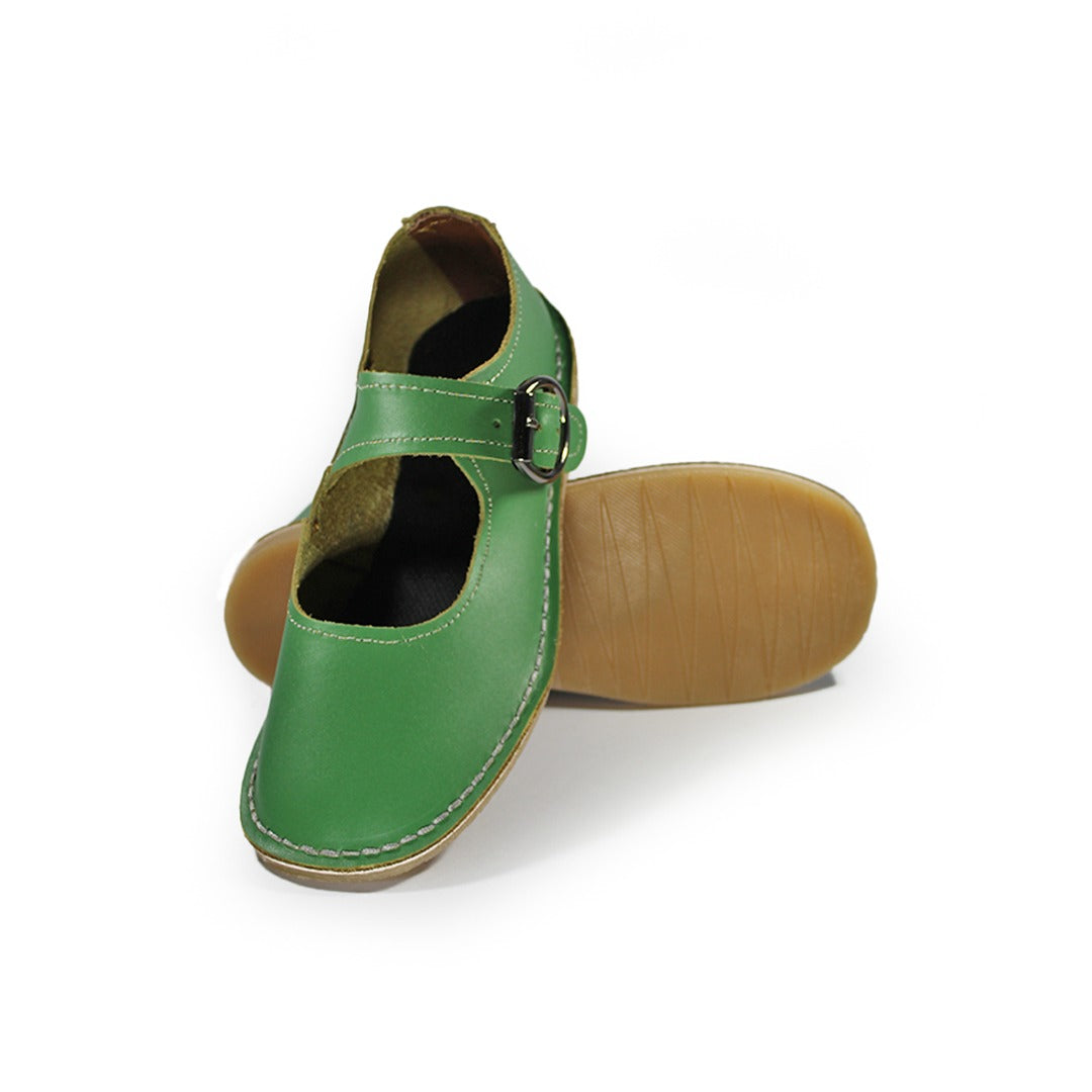 Buckle Pumps - Green
