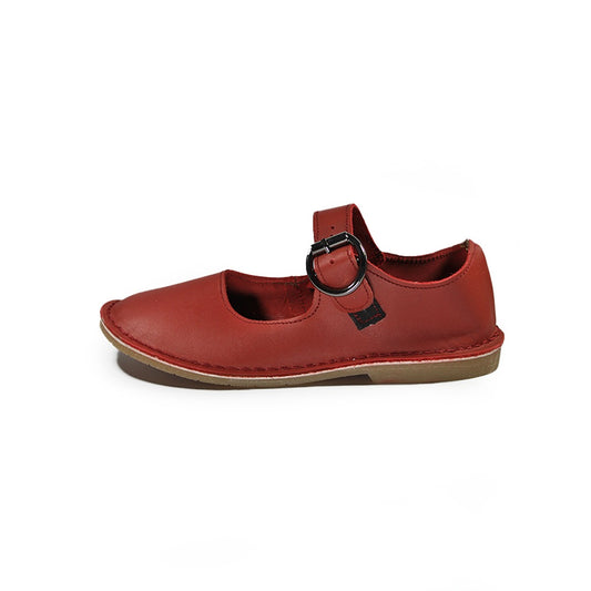 Buckle Pumps - Red