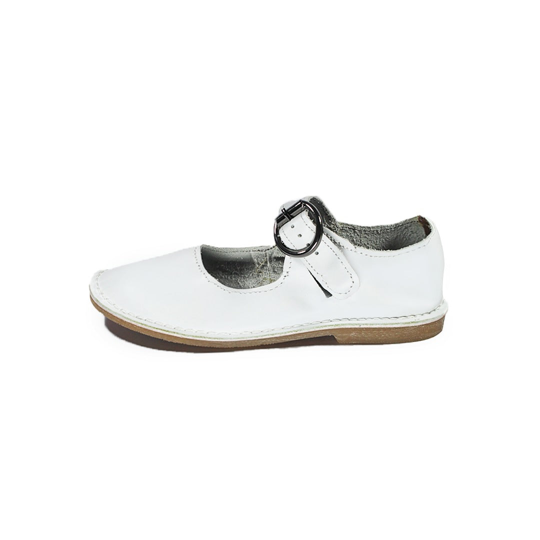 Buckle Pumps - White