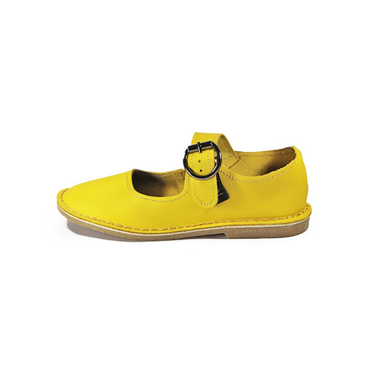 Buckle Pumps - Yellow