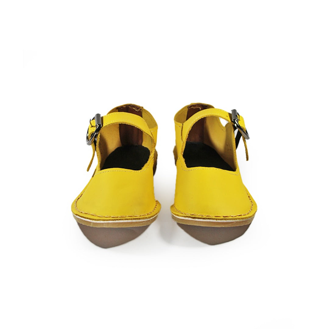 Buckle Pumps - Yellow