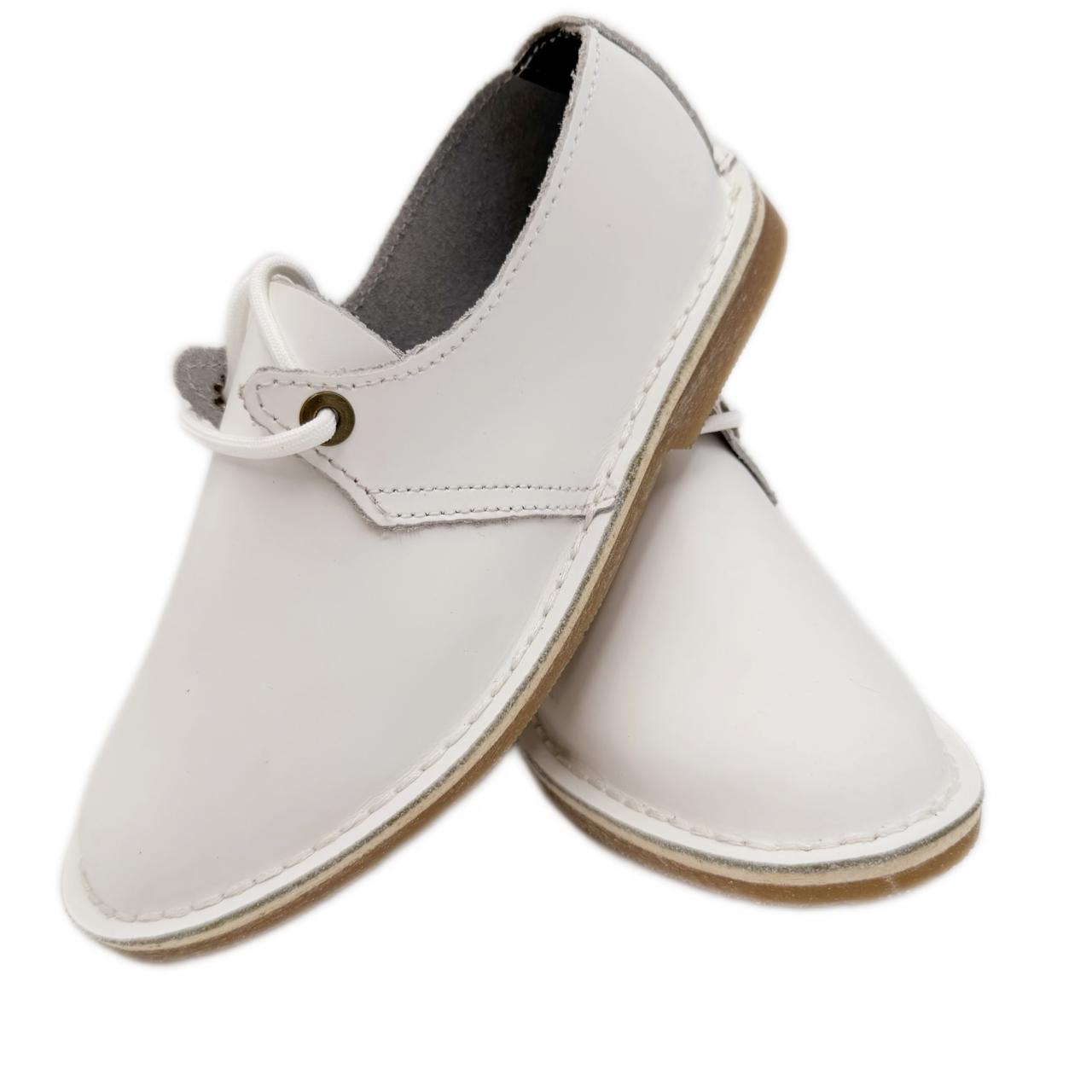 One Lace Pumps - White
