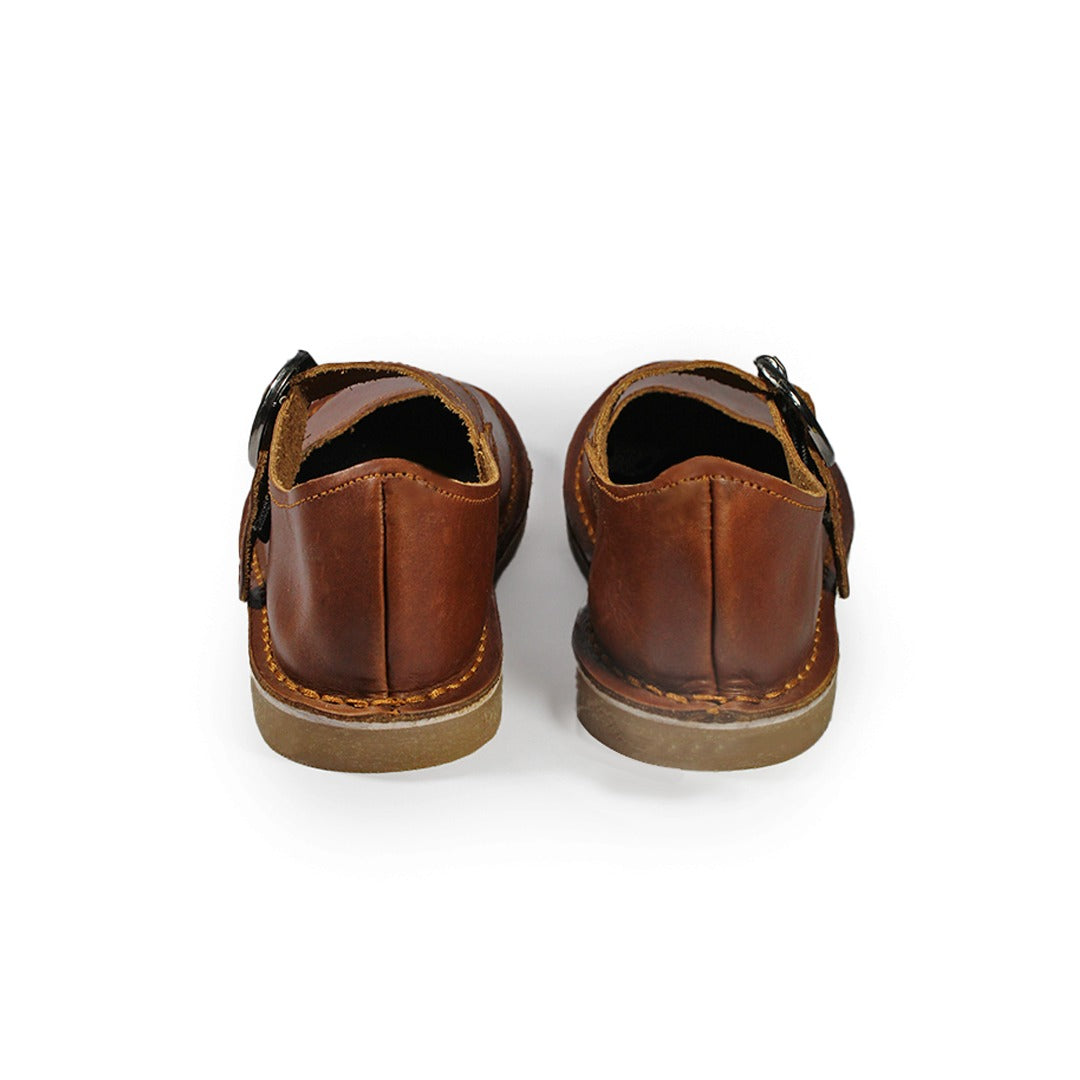 Buckle Pumps - Classic Brown
